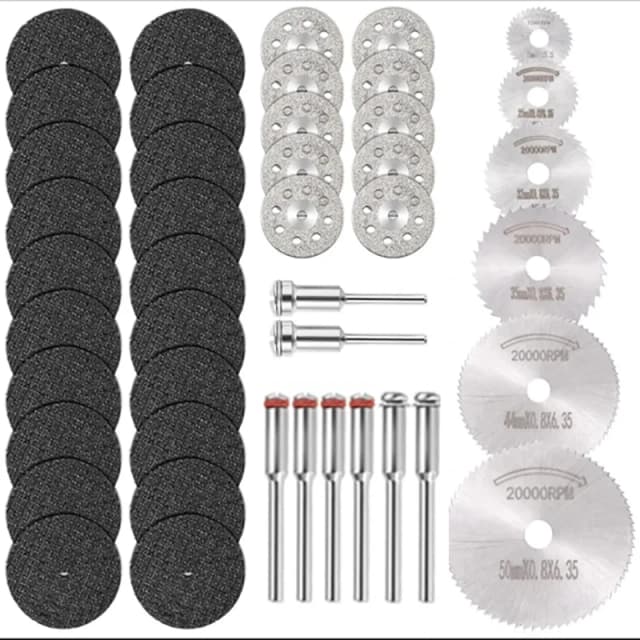 5-60Pcs Diamond Cutting Discs Metal Hss Saw Blade Set Cutting Tool Saw Blades for Dremel Metal Cutter Power Hand Tools 22-50mm