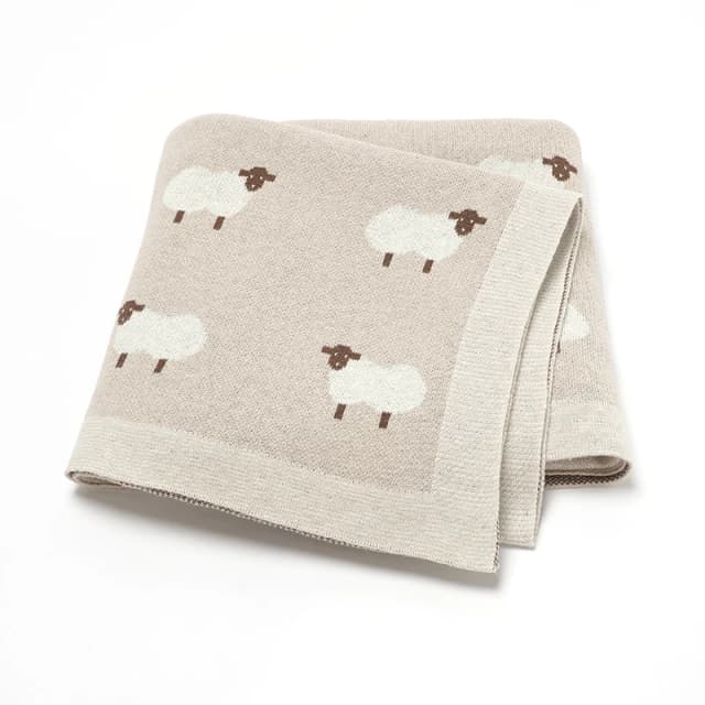 Baby Cotton Blankets Knitted Newborn Boys Girls Stroller Nursery Swaddle Wrap Cuddle Quilts 90*70cm Infant Toddler Receiving Mat