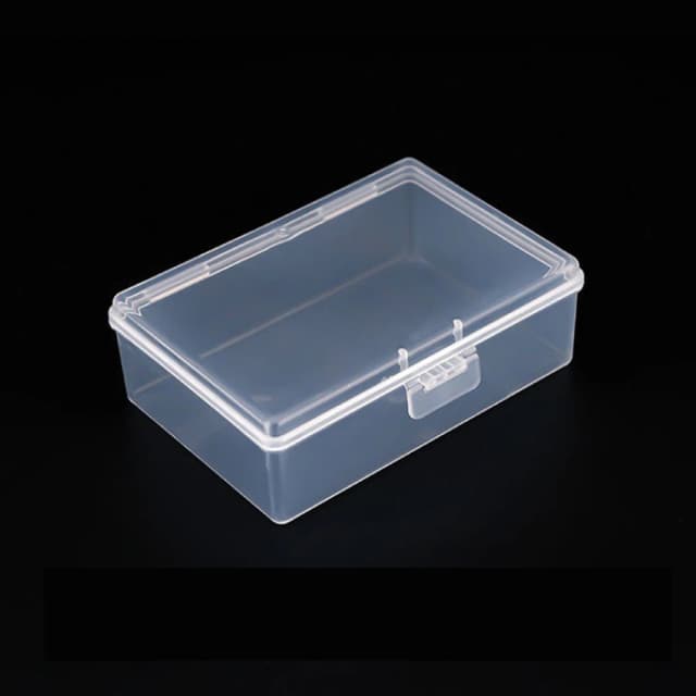 Transparent Plastic Storage Box Korean Idol Photocards Holder Desk Storage Organizer Classification Box Stationery