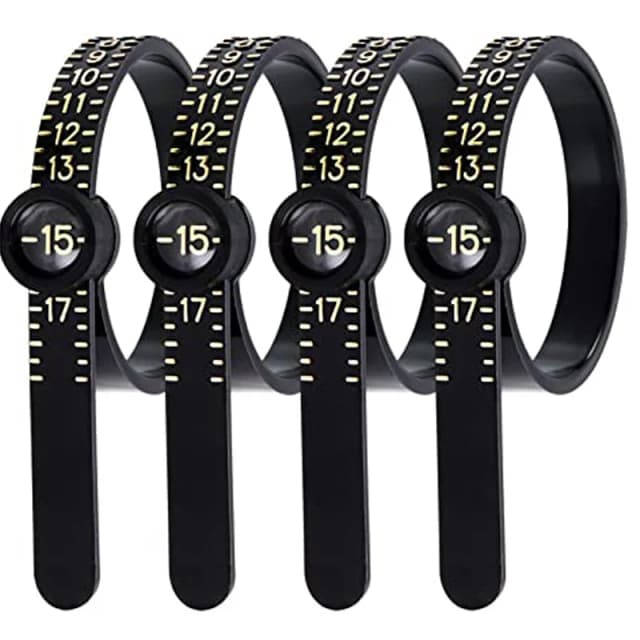 Professional Ring Size Measurement Tool Magnifying Glass Ring Measuring Tape Ring Sizers Fashion Jewelry Measuring Tools