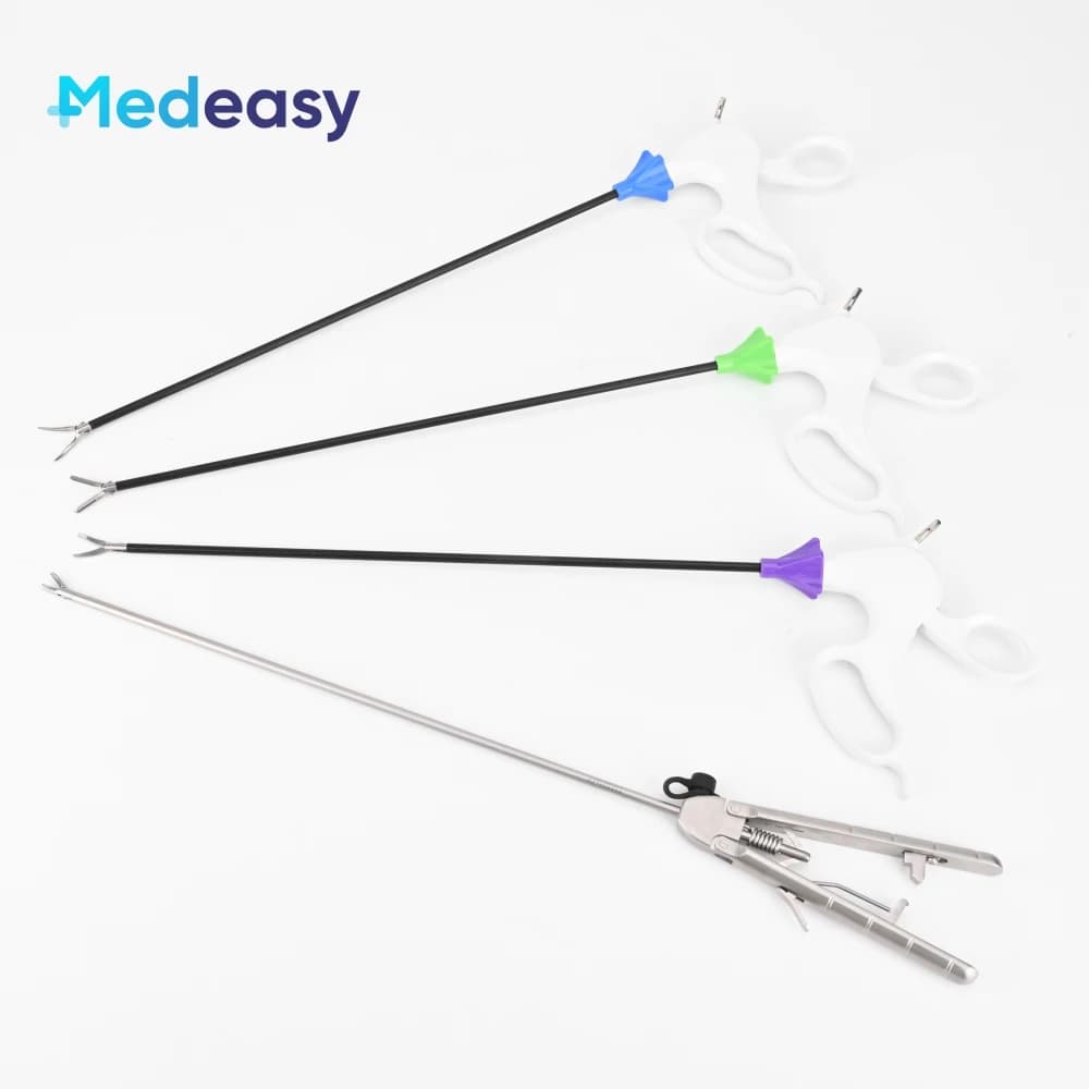 Laparoscopic Simulation Trainer Tools Laparoscopy Training Instruments Forceps Grasper/Dissector/Scissors Curved/Needle Driver