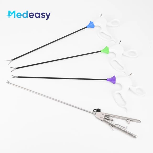 Laparoscopic Simulation Trainer Tools Laparoscopy Training Instruments Forceps Grasper/Dissector/Scissors Curved/Needle Driver