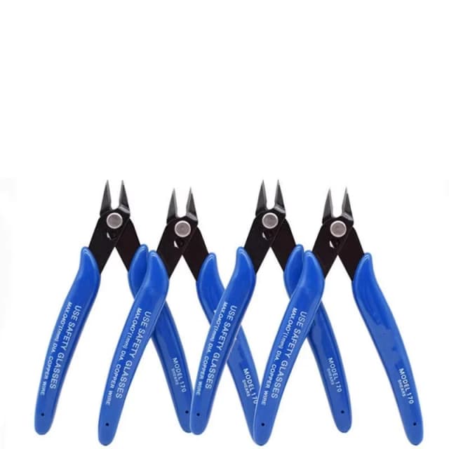 Bomurphy Diagonal Pliers Carbon Steel Pliers Electrical Wire Cable Cutters , Wire Snips for Electronics Soft Copper Jewelry
