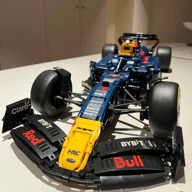 2025 New Technical 42206 42207 Red Blue Building Sport Racing Car Blocks City Super Car Bricks Christmas Gifts Home Decor