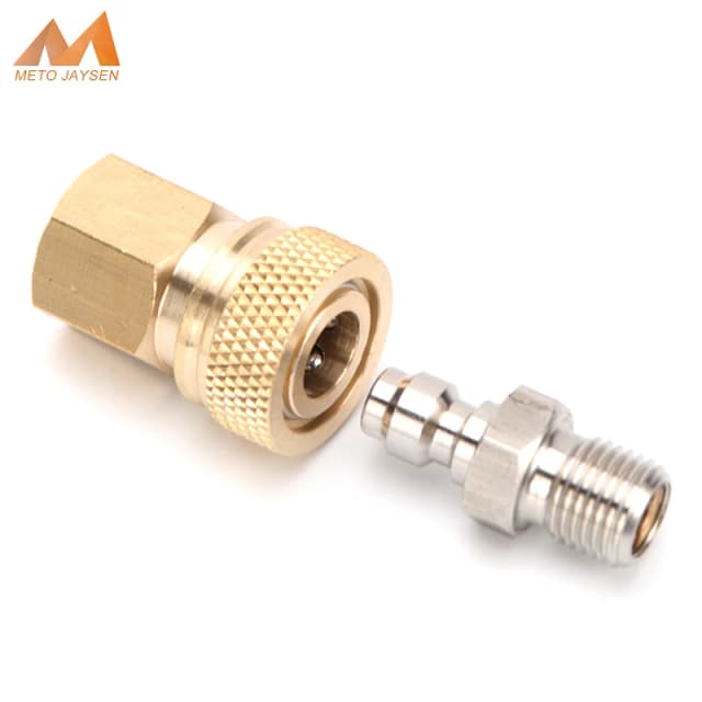 1/8BSPP Male Plug Connector 8mm M10x1 1/8NPT Female Quick Disconnect Coupling Fittings Socket 2pcs/set