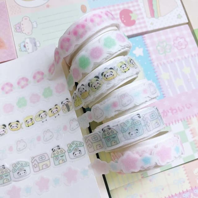 MINKYS Kawaii 3M Washi Masking Tape Scrapbooking Journal Decorative Adhesive Tape Hand Book Material Stationery