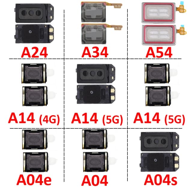 For Samsung Galaxy A04 A04e A04s A14 A24 A34 A54 A74 4G 5G Phone New Top Earpiece Ear Piece Speaker Flex Cable