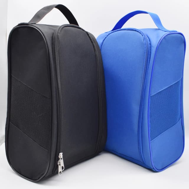 Portable Golf Shoe Bag Oxford Cloth Shoe Carrier Bags Breathable Lightweight Golf Handbag Dustproof Football Tennis Shoe Bag