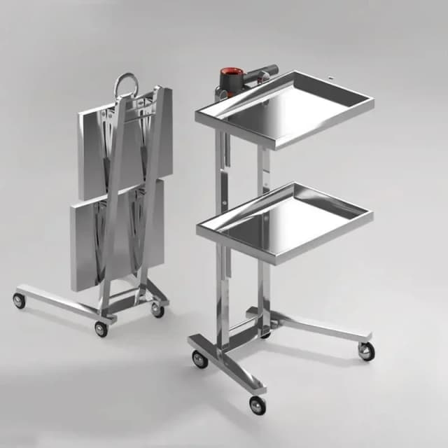 Rolling Hairstylist Cart with Removable Tray Multipurpose Storage Stand for SPA Salon and Barber Use Versatile Salon Station