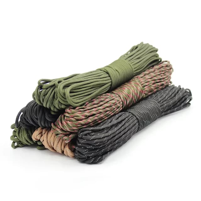 9-Core 650lb Paracord 5/15/31m Dia 4mm Tent cord Tactical Survival Parachute Rope For DIY Making Lanyard Bracelet Dog Collar