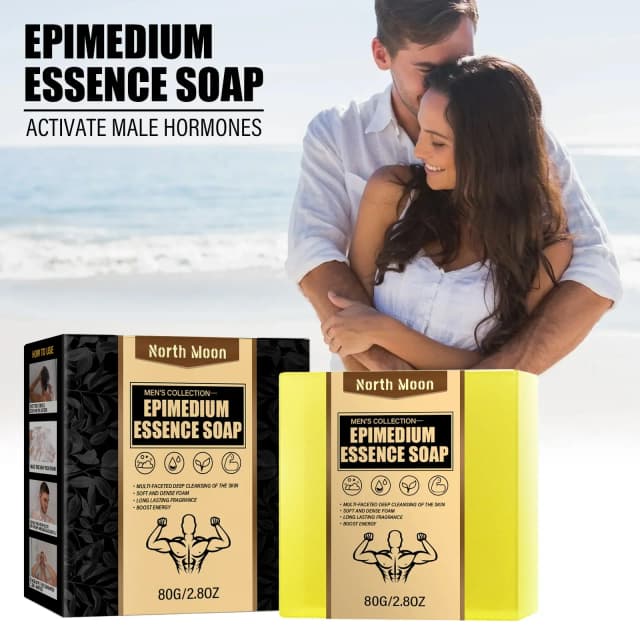 Epimedium Essence Soap 80g Intimate Wash Soap Bar for Men Masculine Scent Soap Body Wash  Bar for Intimate Parts Deep