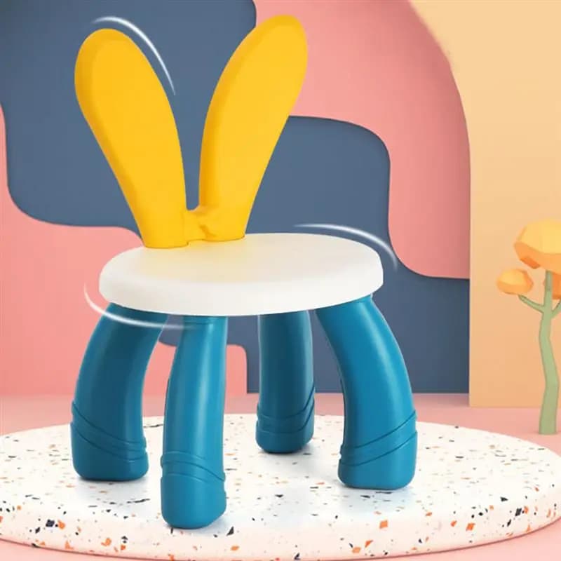 Cartoon Lovely Stool Building Blocks Chair Macron color scheme Puzzle Pieces Plastic Light Stool for Home Children NEW