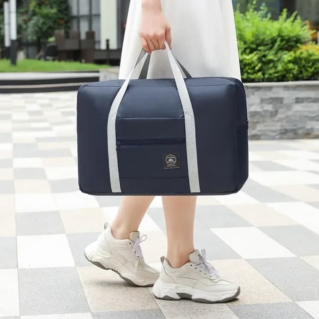 Foldable Travel Duffel Bag for Airlines Carry on Bag for Women and Girls Lightweight Large Capacity Sports Weekend Trip Overnigh