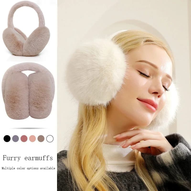 Fashion Solid Color Earflap Outdoor Cold Protection EarMuffs Ear Cover Soft Plush Ear Warmer Winter Warm for Women Men EZr01