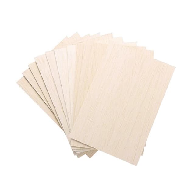 10 Pack Unfinished Wood Sheets,Balsa Wood Thin Wood Board For House Aircraft Ship Boat Arts And Crafts,DIY Ornaments