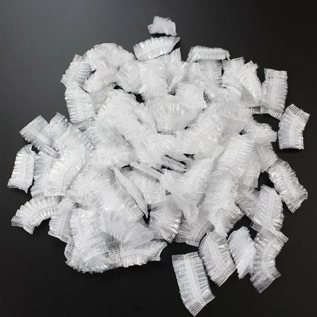 100Pcs Disposable Waterproof Hair Dye Earmuffs Ear Covers for Baking Oil Wash Shower Barber Hairdressing Cleaning Accessories
