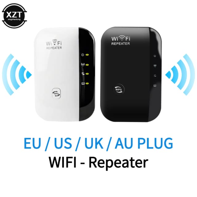 Wireless Signal Booster Wifi Extender Small Steamed Bun Network Repeater Ap Broadband Home Router Signal Amplification Extension