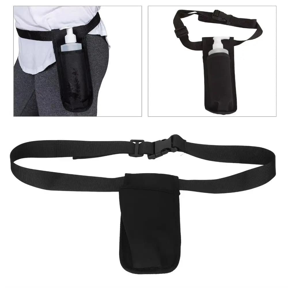 Adjustable Massage Bottle Holster Single/Double Holder Portable Waist Belt Storage Bags Massage Oil Comfortable