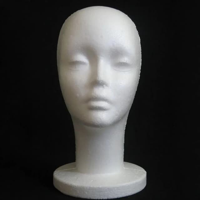 1pc Female Styrofoam Mannequin Manikin Head Model