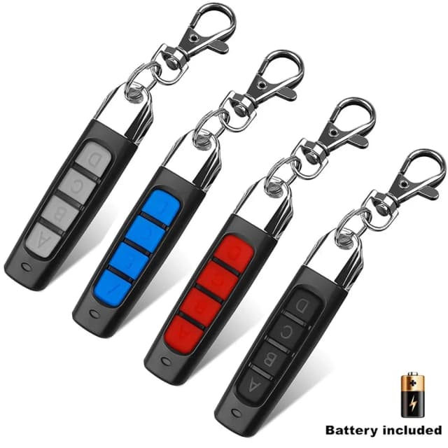 433MHz Cloning Remote Control RF Clone Copy Remote Control Garage Gate Door Opener Remote Key Duplicator for Home Safety