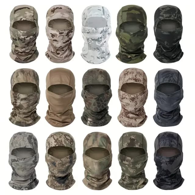 Camouflage Balaclava Hat Cycling Full Face Mask Outdoor Sports Hunting Hiking Ski Mask motorcycle Helmet Inner Cap