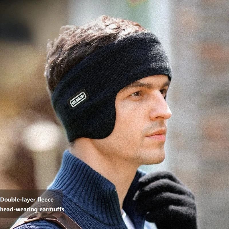 Warm Earmuffs Running Skiing Outdoor Sports Headband Forehead Cycling Cold Proof Headband Ear Muffs Men Thickened Warmth EZr03