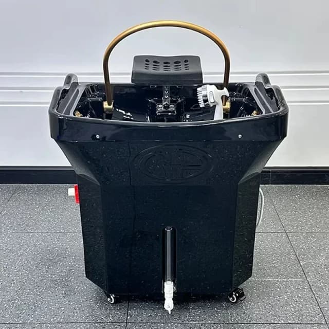 Modern portable Japanese head spa sink hydrotherapy Thai massage shampoo water bed steam shampoo barber shop hair salon