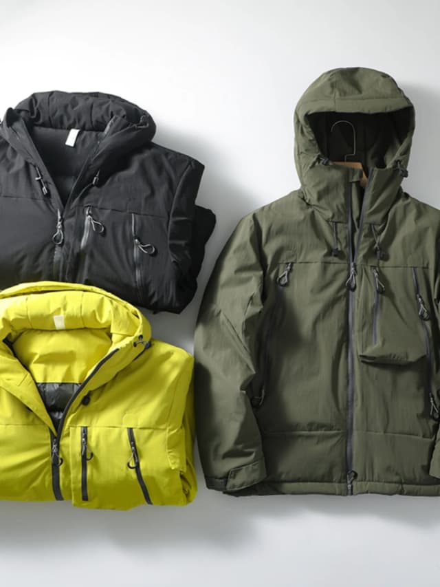 Thickened Outdoor Workwear Windproof Taped Zipper Hooded Jacket Men's Winter Warm Cotton Vest Fashionable Urban Sle