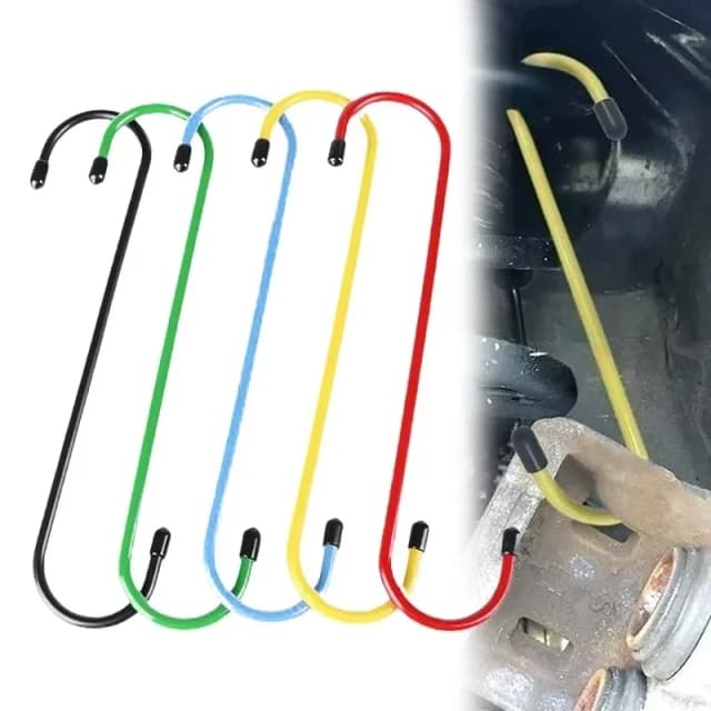 Car Brake Caliper Hooks Auto Brake Caliper Hangers with Rubber Tips Universal Tools for Brake Bearing Axle Suspension Work Amagi