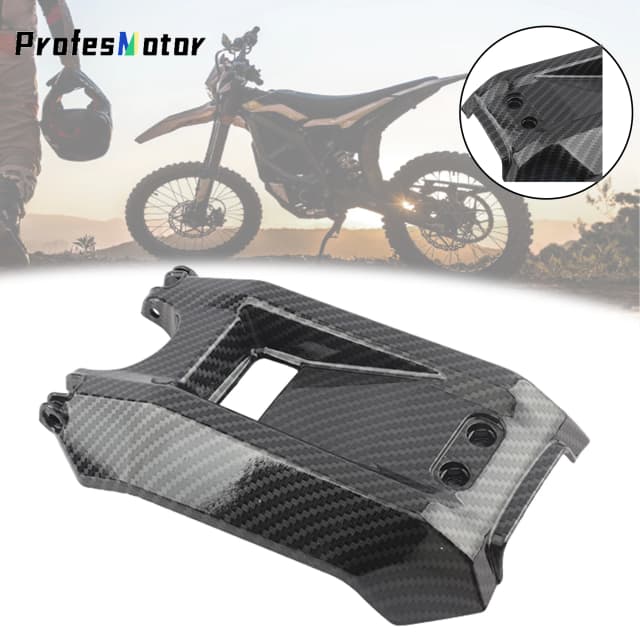 Surron Accessories Light Bee X Segway X260 Motorcycle Accessories Carbon Fiber Battery Compartment Cover Bike Off-Road