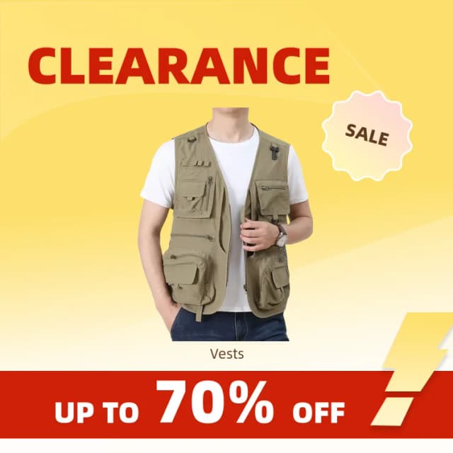 Clearance_14 Pockets Summer New Men US Tactical Hiking Fishing Vest Mens Photographer Waistcoat Mesh Cargo Sleeveless Jacket Too