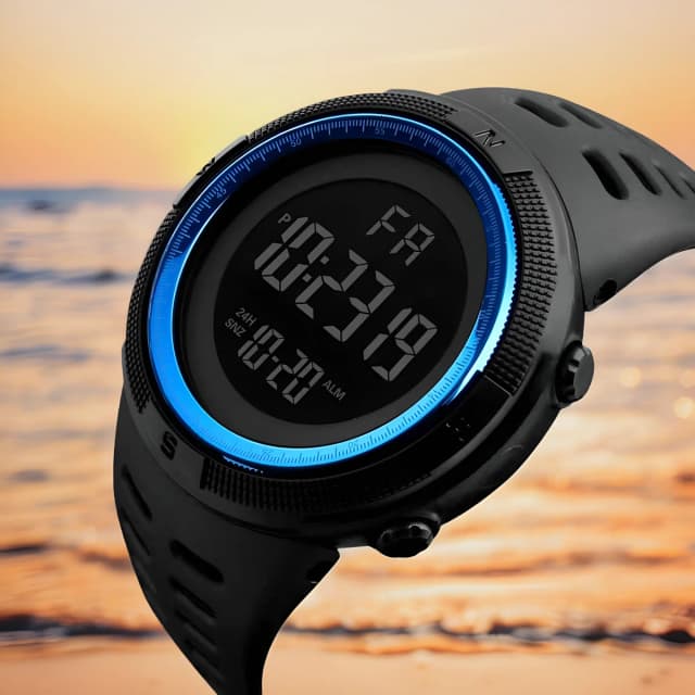 New multi-functional electronic watches male and female students party junior high school students night sports watch