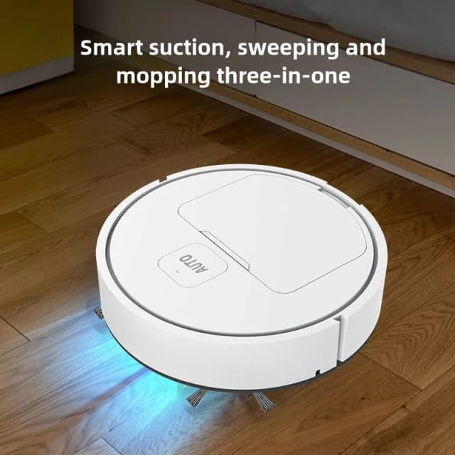2024 New Fully Automatic Robotic Vacuum Intelligent Low Noise Floor Sweeper Dust Catcher Carpet Cleaner Black or white